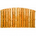Arched Double Palisade Fence Panel 3ft