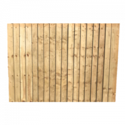 Heavy duty vertilap fence panel 6x2 foot
